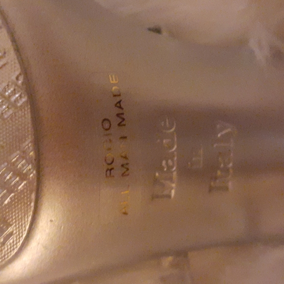 Silver Rhinestone Dress Sandals - Picture 5 of 6